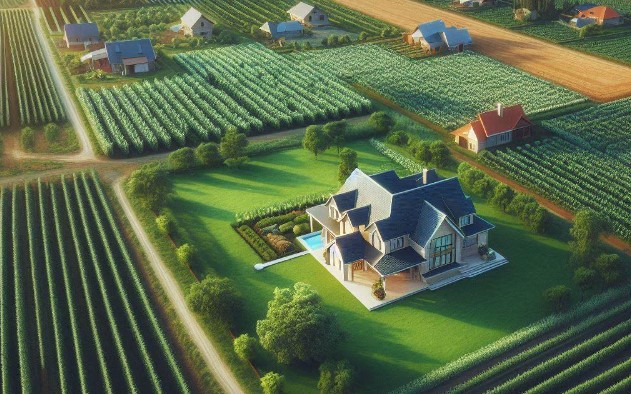 real estate in agricultural lands